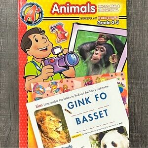 💞 New 2nd & 3rd Grade Animals Educational Science Workbook